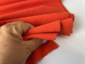 Møbeluld - i en flot intens orangerød